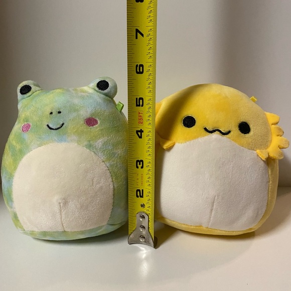 Squishmallows Bundle Lanai Frog Bertwin Bearded Dragon Indie Hermit Crab Elodie - Picture 2 of 9